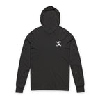 Golf Ball Birdie, With Scarf Hoodie Long Sleeve Tee | Golfing Design