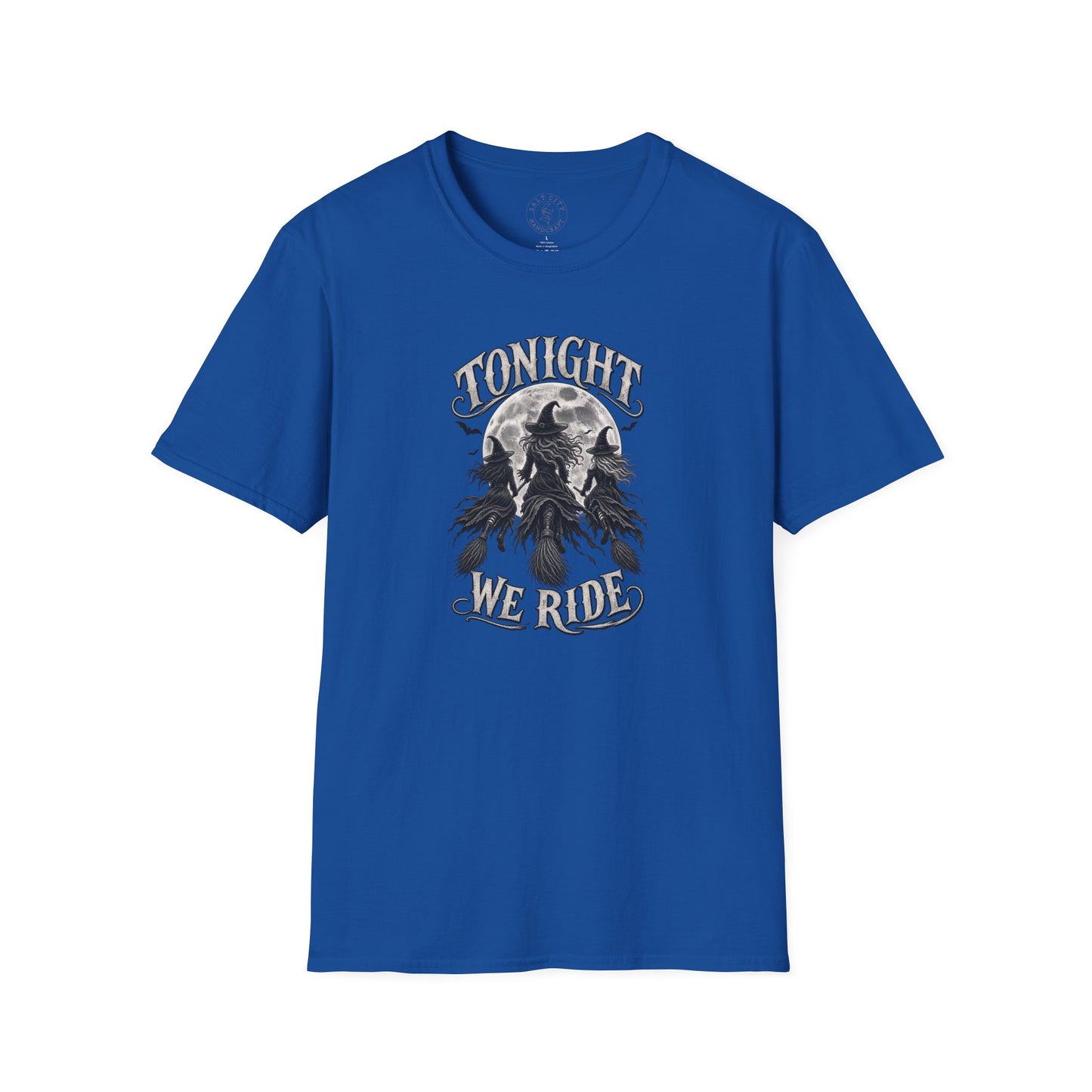 Halloween Witch Riders T‑Shirt - "Tonight We Ride" Vintage Moonlit Witch Design