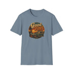 Good Vibes Sunset Tee — Retro Surf Van T-Shirt