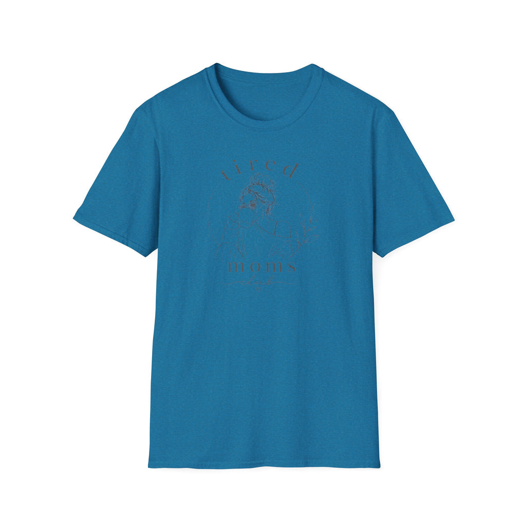 Tired Moms Tee — Minimal Coffee & Mom Life Graphic T-Shirt