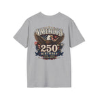 America 250th Birthday T-Shirt — Patriotic Eagle 1776–2026 Celebration Tee