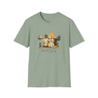 Unisex Girl and Dog T-Shirt — 'Trust the Journey' Dog & Girl Lakeside Sunset Tee