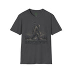 Backcountry Sasquatch T-Shirt — Mountain Skiing Bigfoot Outdoor Tee