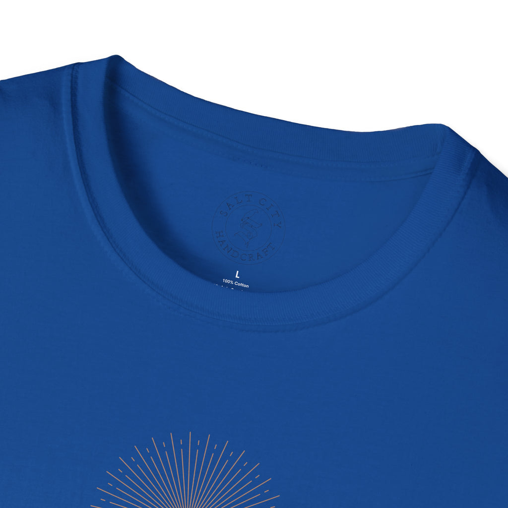 Backcountry Skier T-Shirt | Nature Minimalist Outdoor | Sunset Skier