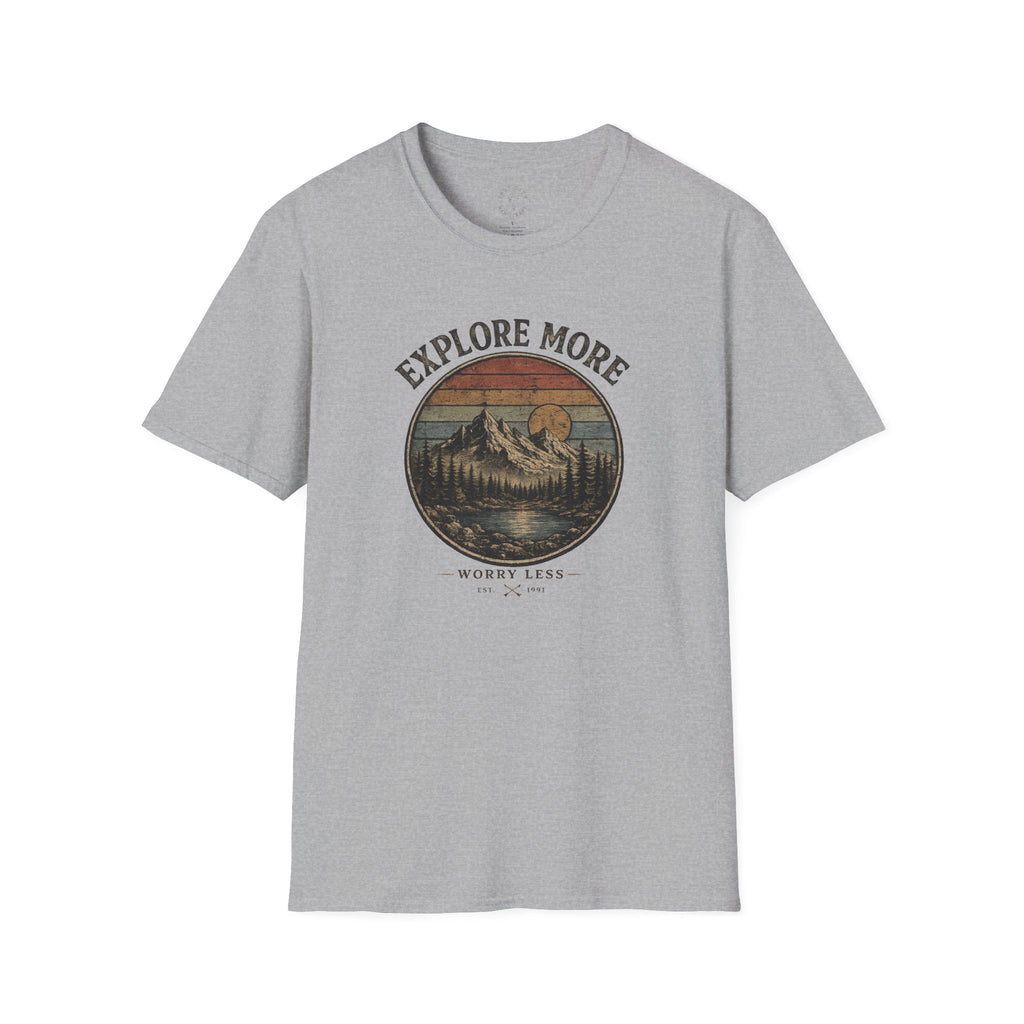 Explore More Mountain Lake T-Shirt — Adventure Outdoors Graphic Tee