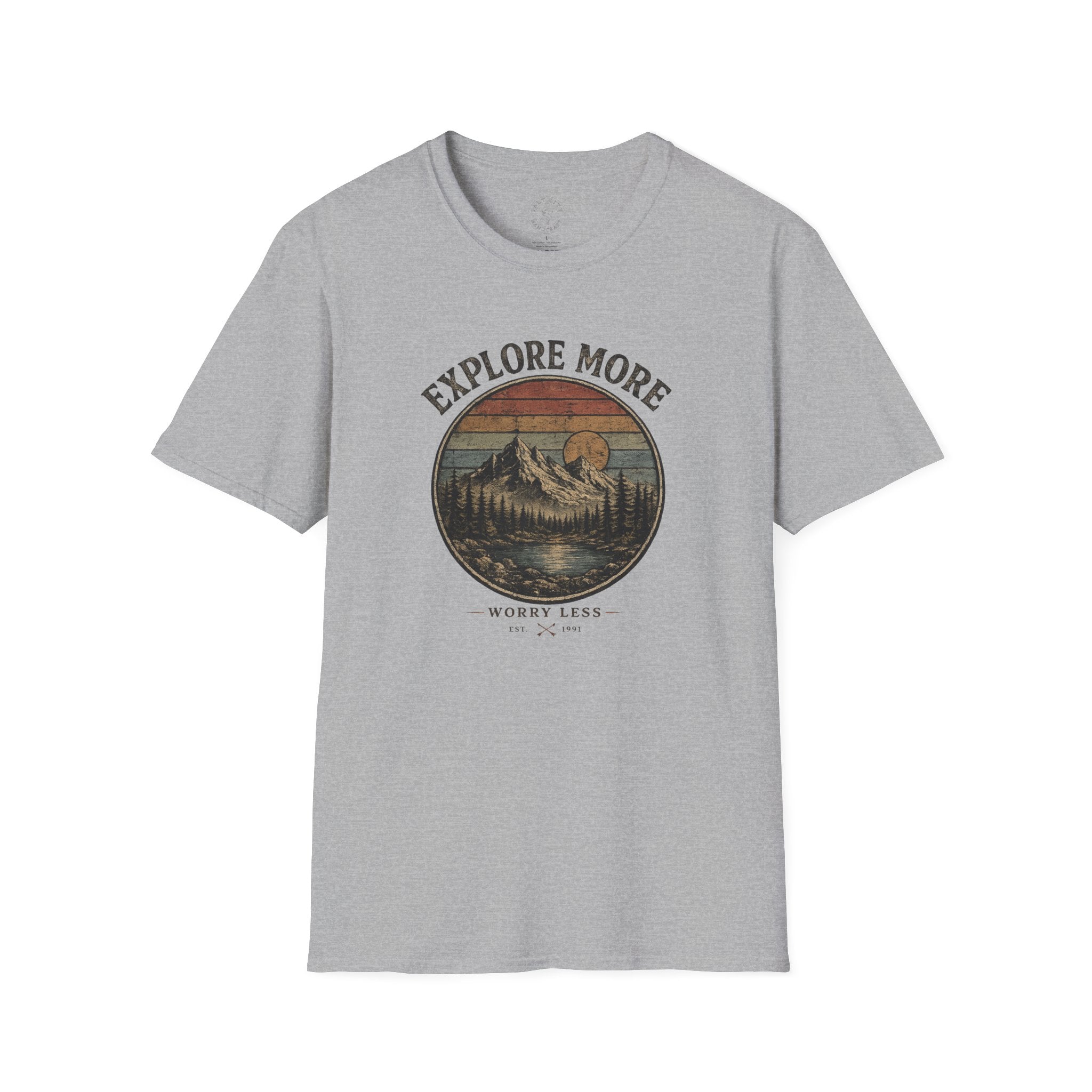 Explore More Mountain Lake T-Shirt — Adventure Outdoors Graphic Tee