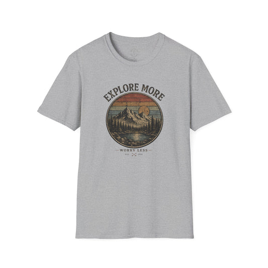 Explore More Mountain Lake T-Shirt — Adventure Outdoors Graphic Tee