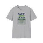 Can't, Sorry I'm Busy Golf T-Shirt — Funny Golf Shirt