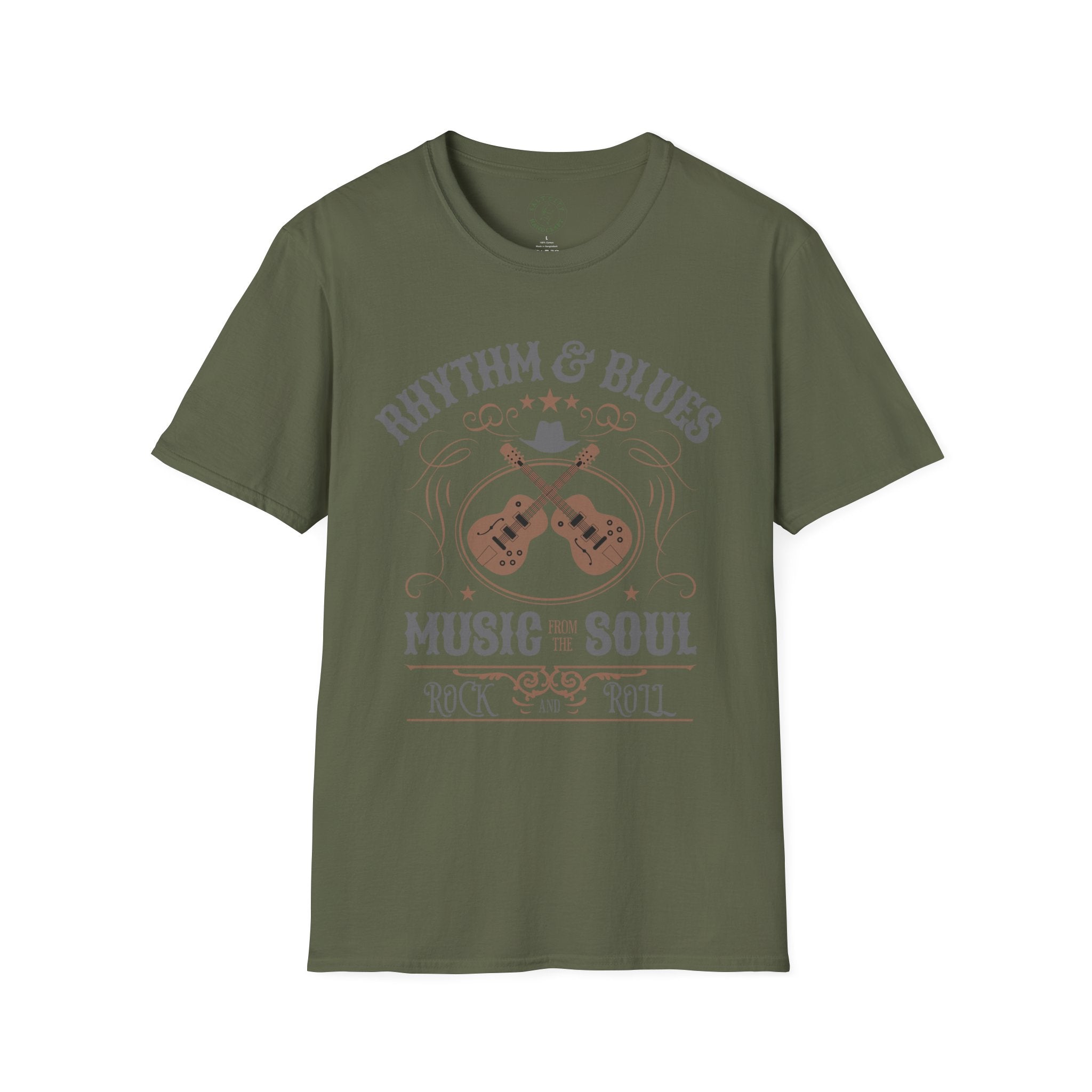 Rhythm & Blues Music of the Soul T-Shirt | Rock and Roll Guitar Design