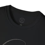 Fly Fishing T-Shirt — Minimal Fly & Rod Illustration