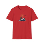 Backcountry Skier T-Shirt | Nature Minimalist Outdoor | Sunset Skier