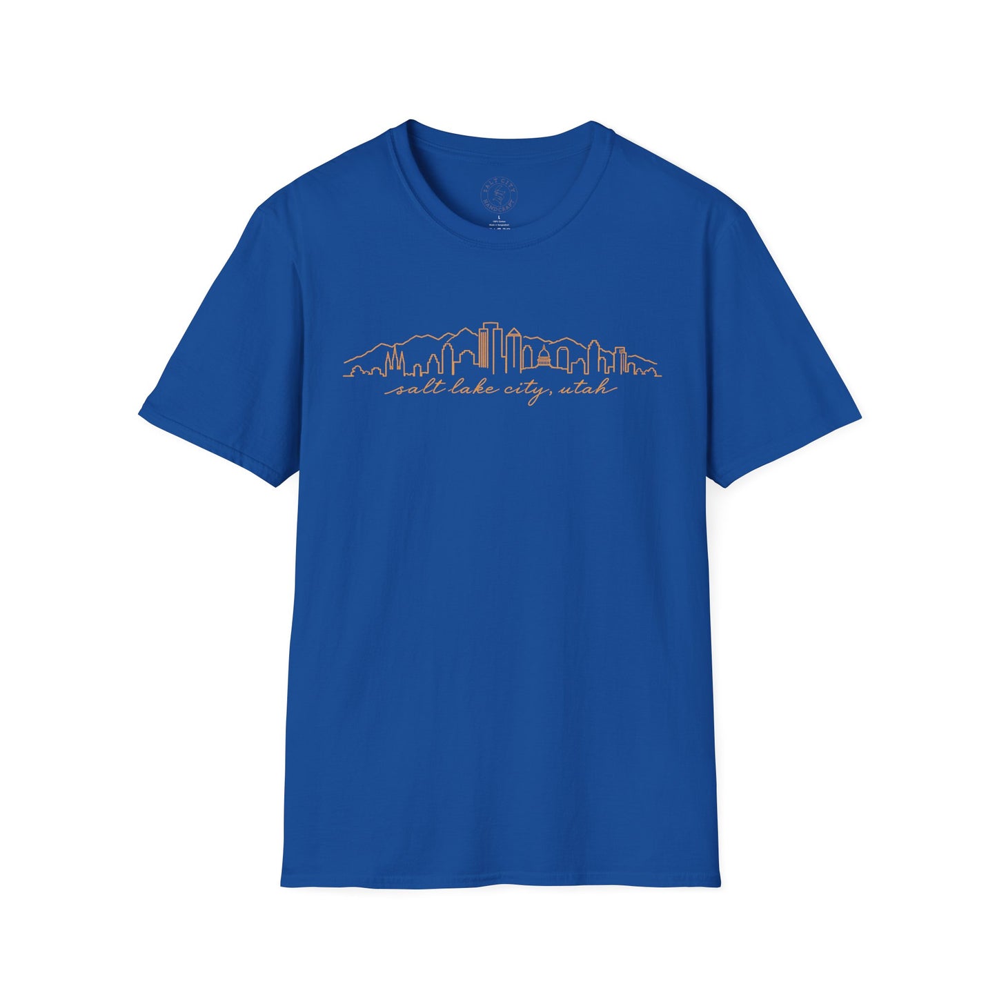 Salt Lake City Skyline T-Shirt — Minimalist Mountain City Tee