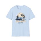 Bare Bones Fishing T-Shirt | Retro Angler Graphic Tee | Fishing Tee