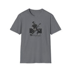 Rock and Roll Skeleton Tee | Unisex Softstyle Metal T-Shirt