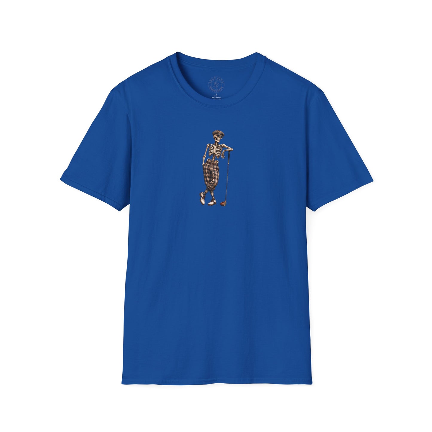 Vintage Golf Skeleton T-Shirt — Retro Golfer Graphic Tee