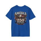 America 250th Birthday T-Shirt — Patriotic Eagle 1776–2026 Celebration Tee