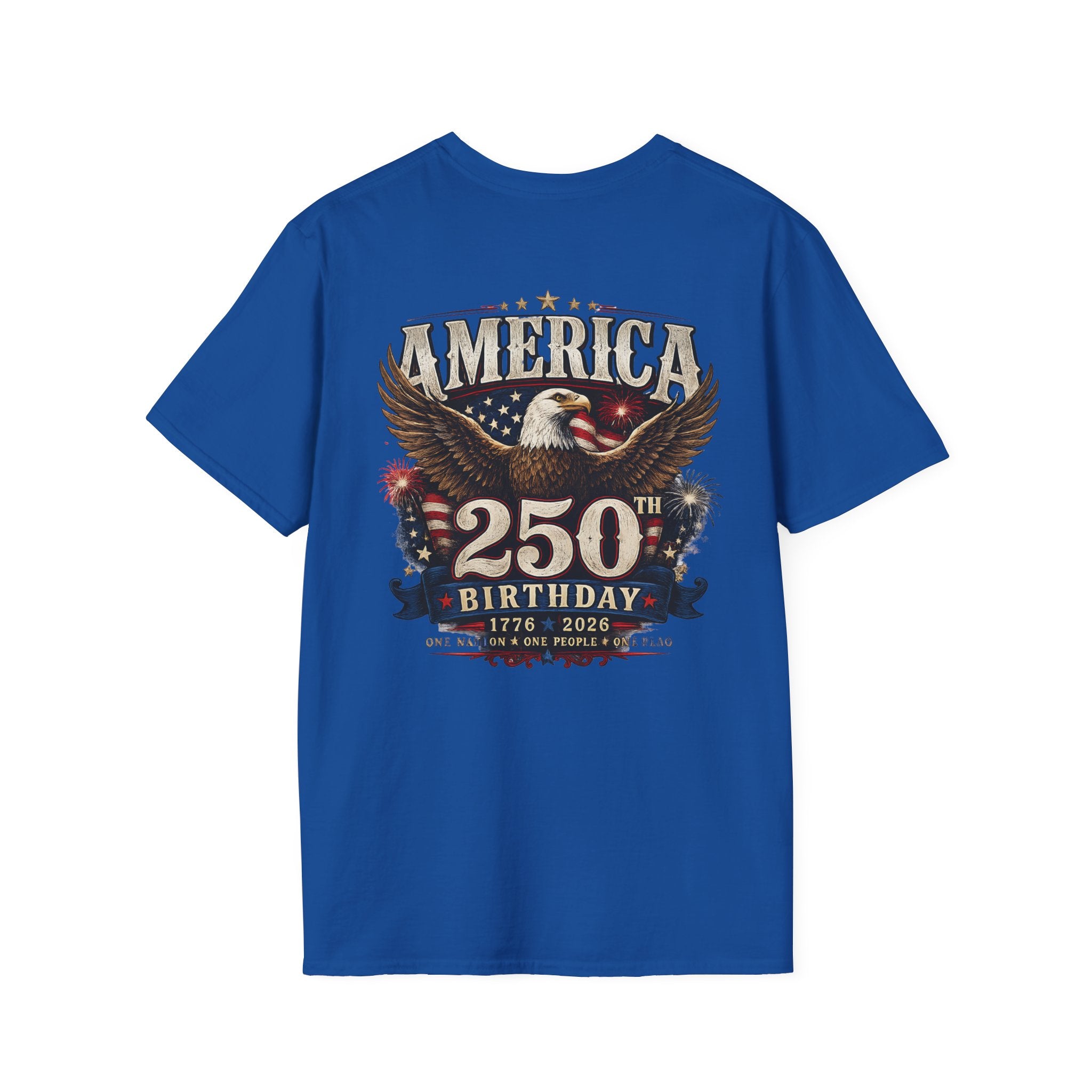 America 250th Birthday T-Shirt — Patriotic Eagle 1776–2026 Celebration Tee
