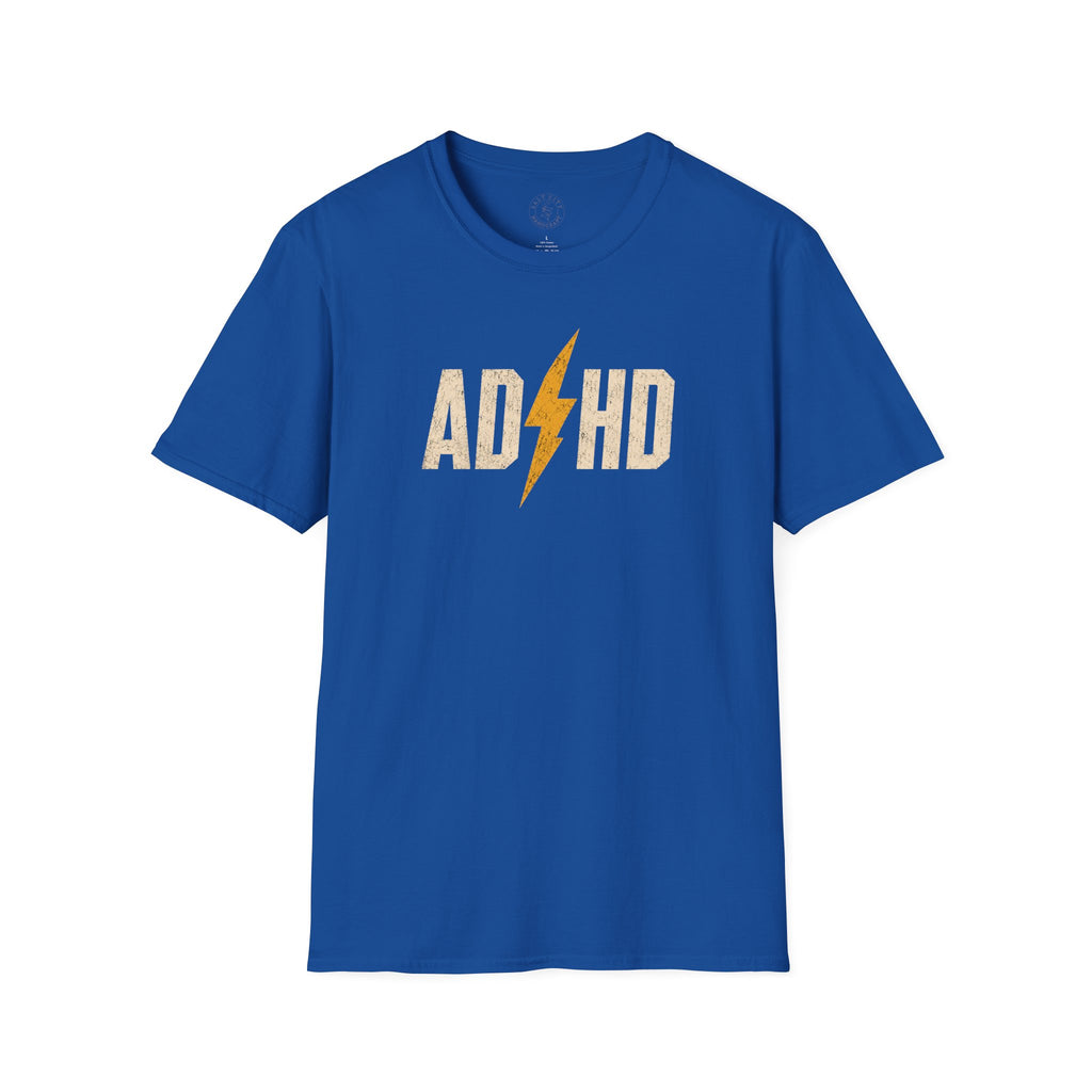 ADHD Lightning Bolt T-Shirt — Retro Tee