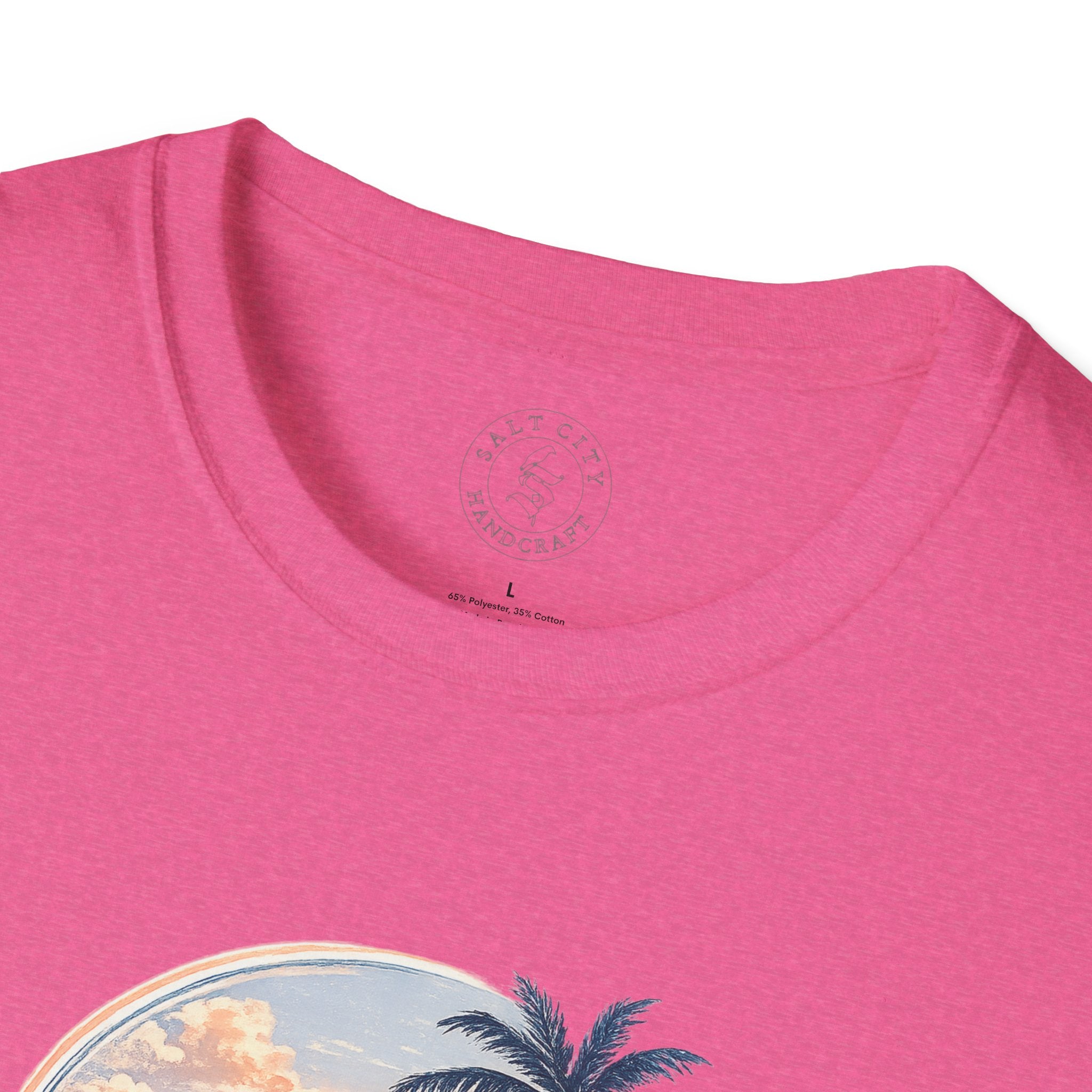 Calm Paradise Sunset T-Shirt — Tropical Beach Graphic Tee
