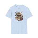 Floral Skull T-Shirt - Day of the Dead Skull Tee