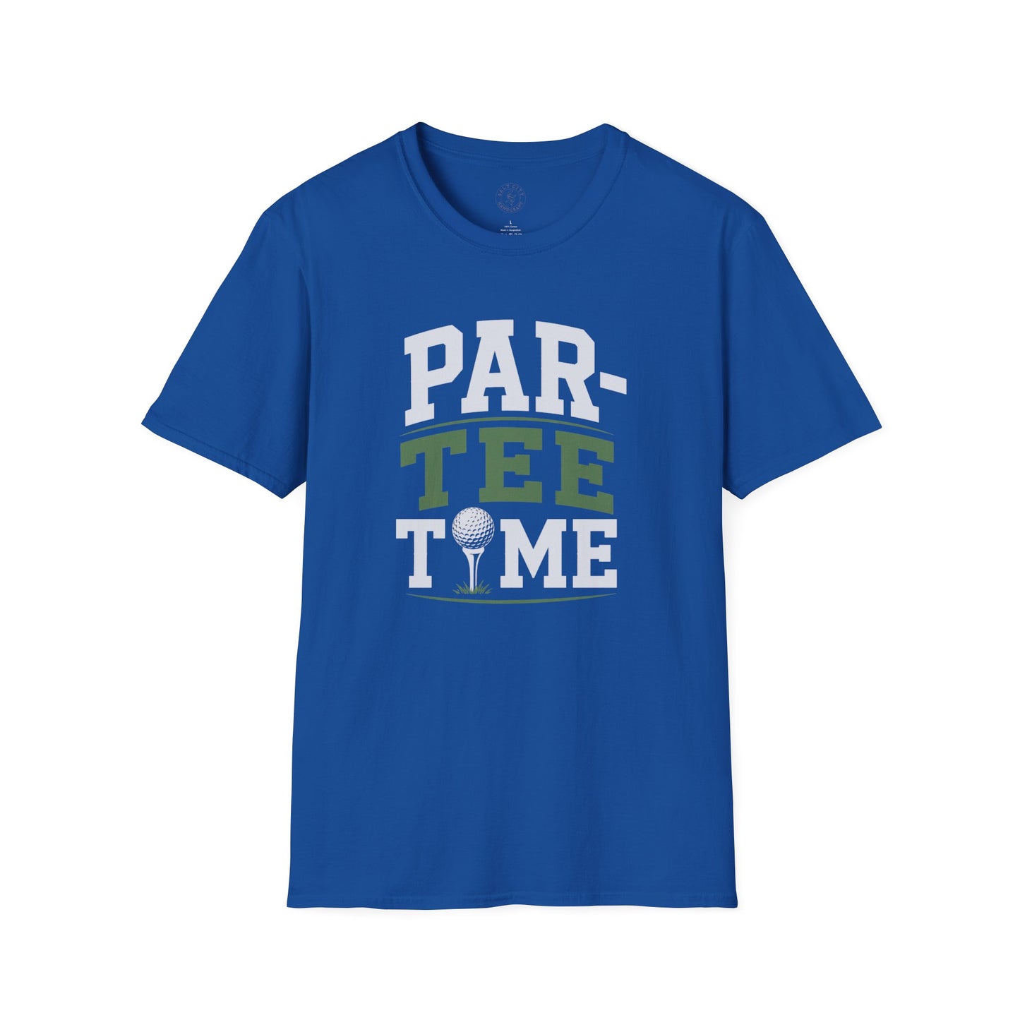 Par-Tee Time Golf T-Shirt — Funny Golf Shirt with Tee & Ball Design