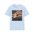 Patriotic Eagle T‑Shirt | American Flag Bald Eagle Graphic Tee