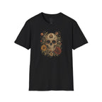 Floral Skull T-Shirt - Day of the Dead Skull Tee