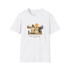 Unisex Girl and Dog T-Shirt — 'Trust the Journey' Dog & Girl Lakeside Sunset Tee