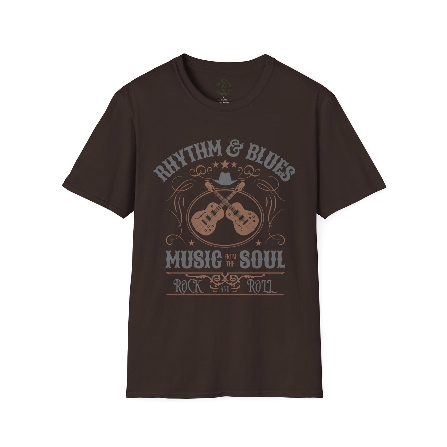 Rhythm & Blues Music of the Soul T-Shirt | Rock and Roll Guitar Design