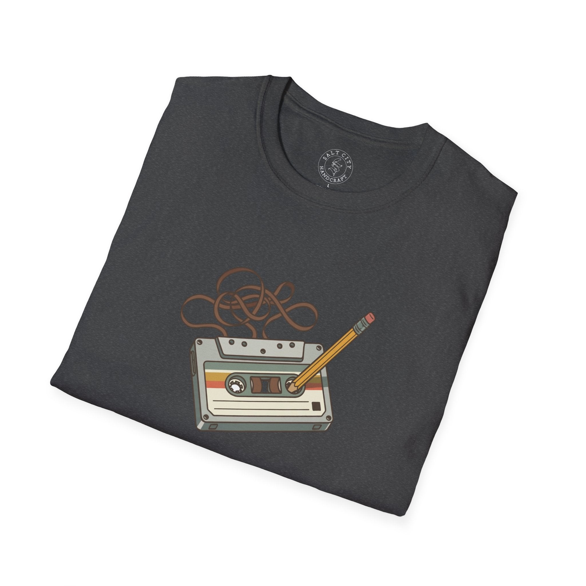Cassette Tape 'Never Forget' T-Shirt | Retro Music Vintage Tape Shirt