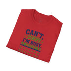 Can't, Sorry I'm Busy Golf T-Shirt — Funny Golf Shirt