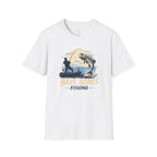 Bare Bones Fishing T-Shirt | Retro Angler Graphic Tee | Fishing Tee