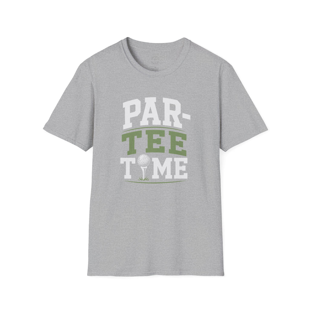 Par-Tee Time Golf T-Shirt — Funny Golf Shirt with Tee & Ball Design
