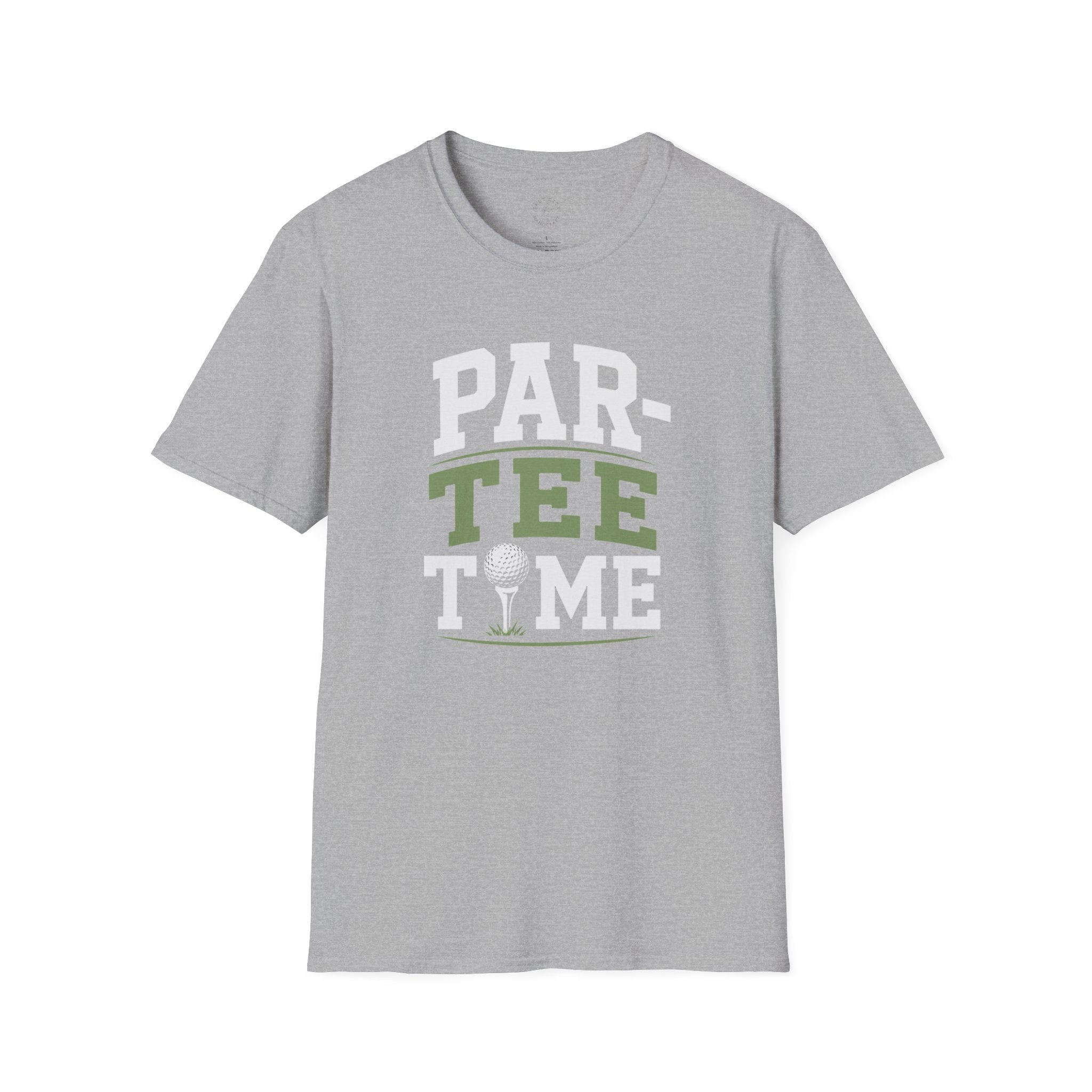 Par-Tee Time Golf T-Shirt — Funny Golf Shirt with Tee & Ball Design