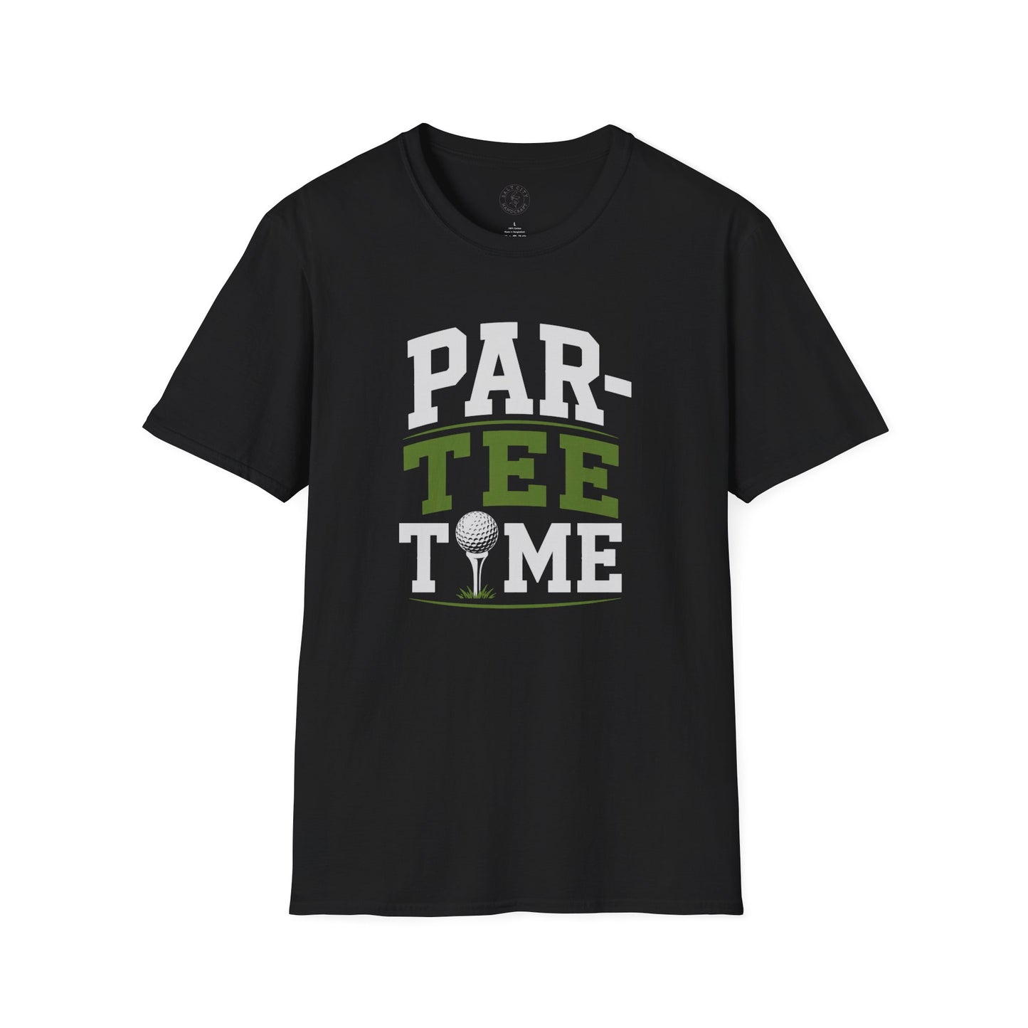 Par-Tee Time Golf T-Shirt — Funny Golf Shirt with Tee & Ball Design