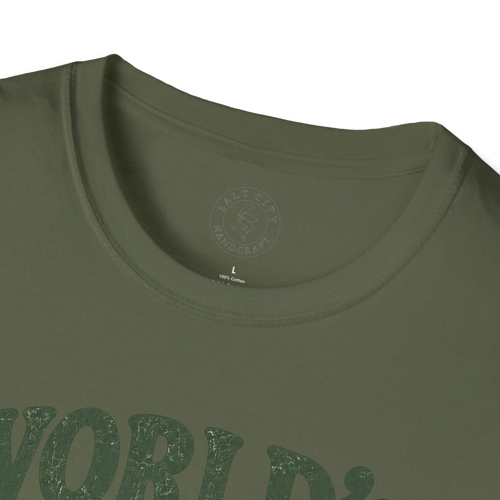 T-Shirt | "World's Okayest Golfer" Retro Golf Humor Tee | Golf Tee