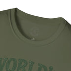 T-Shirt | "World's Okayest Golfer" Retro Golf Humor Tee | Golf Tee