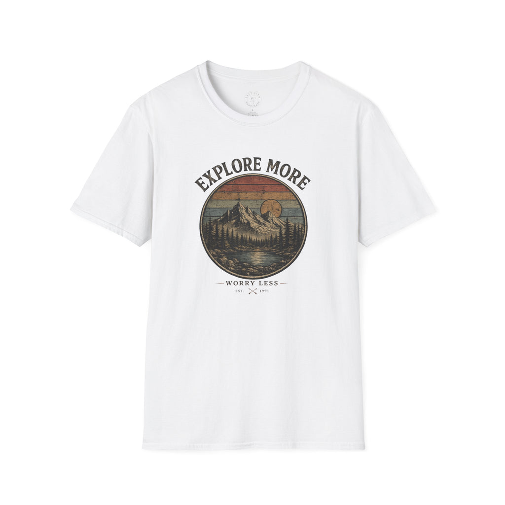 Explore More Mountain Lake T-Shirt — Adventure Outdoors Graphic Tee