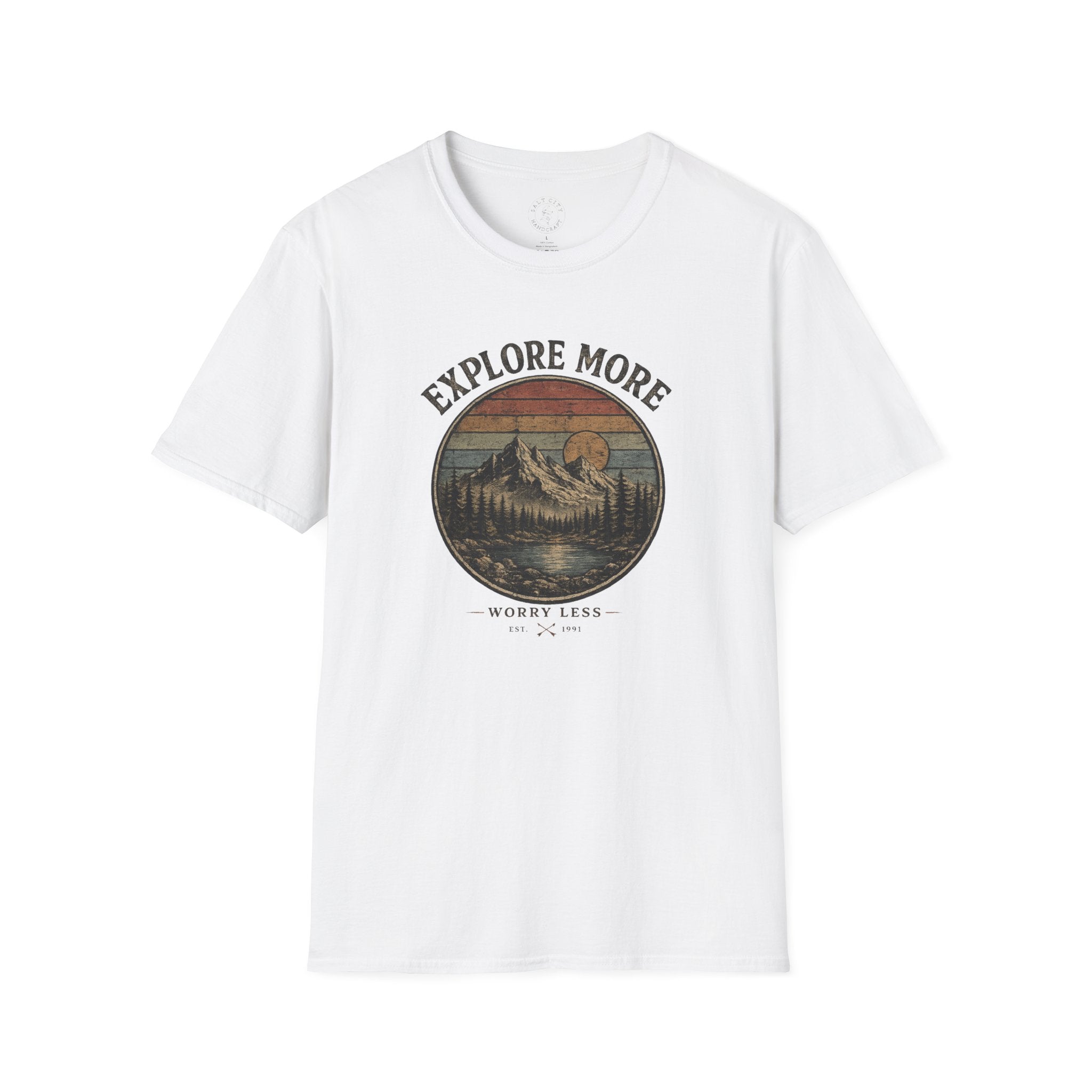Explore More Mountain Lake T-Shirt — Adventure Outdoors Graphic Tee