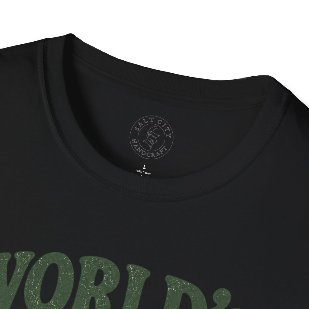 T-Shirt | "World's Okayest Golfer" Retro Golf Humor Tee | Golf Tee