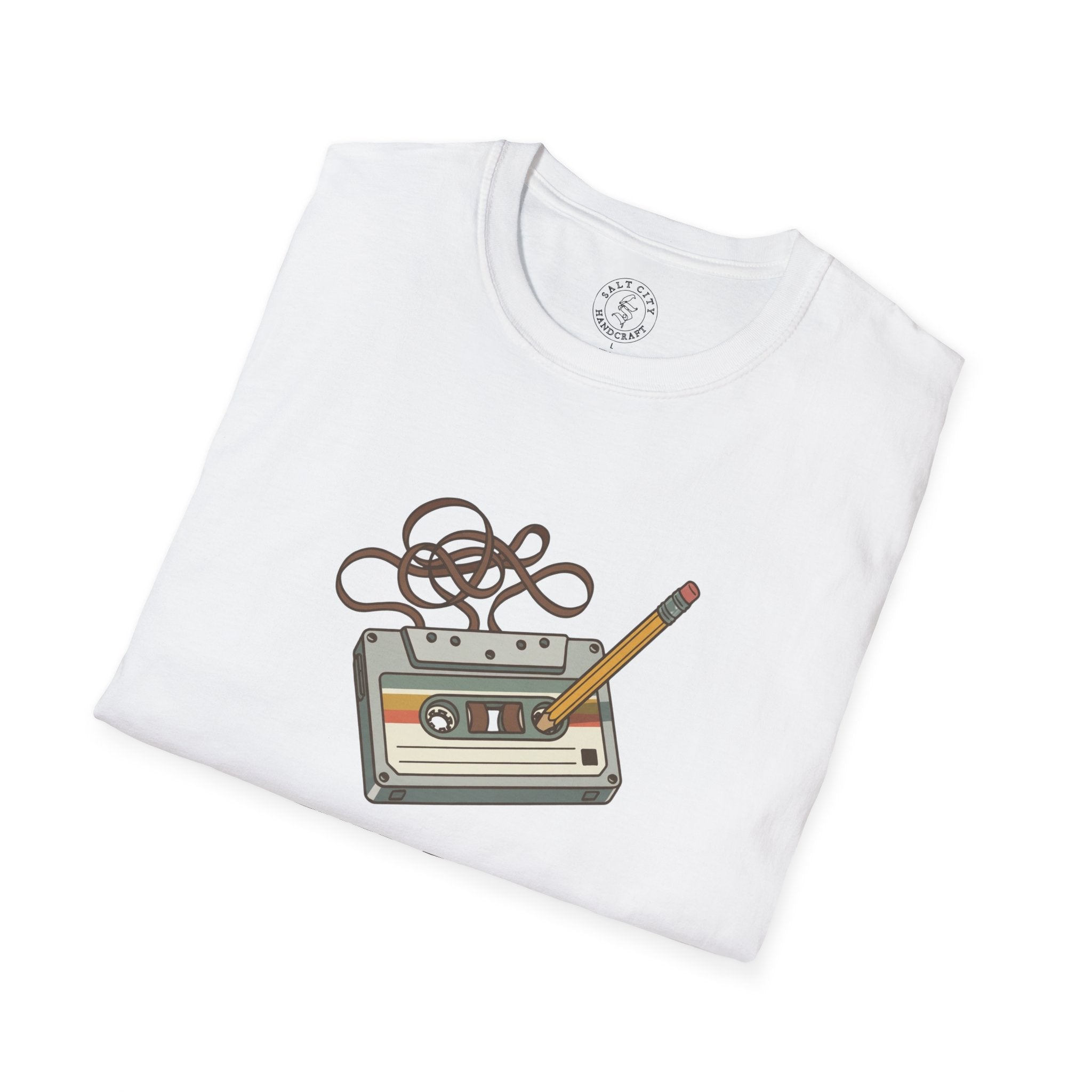 Cassette Tape 'Never Forget' T-Shirt | Retro Music Vintage Tape Shirt