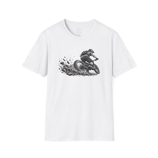 Unisex Mountain Bike Rider Dirt Tee