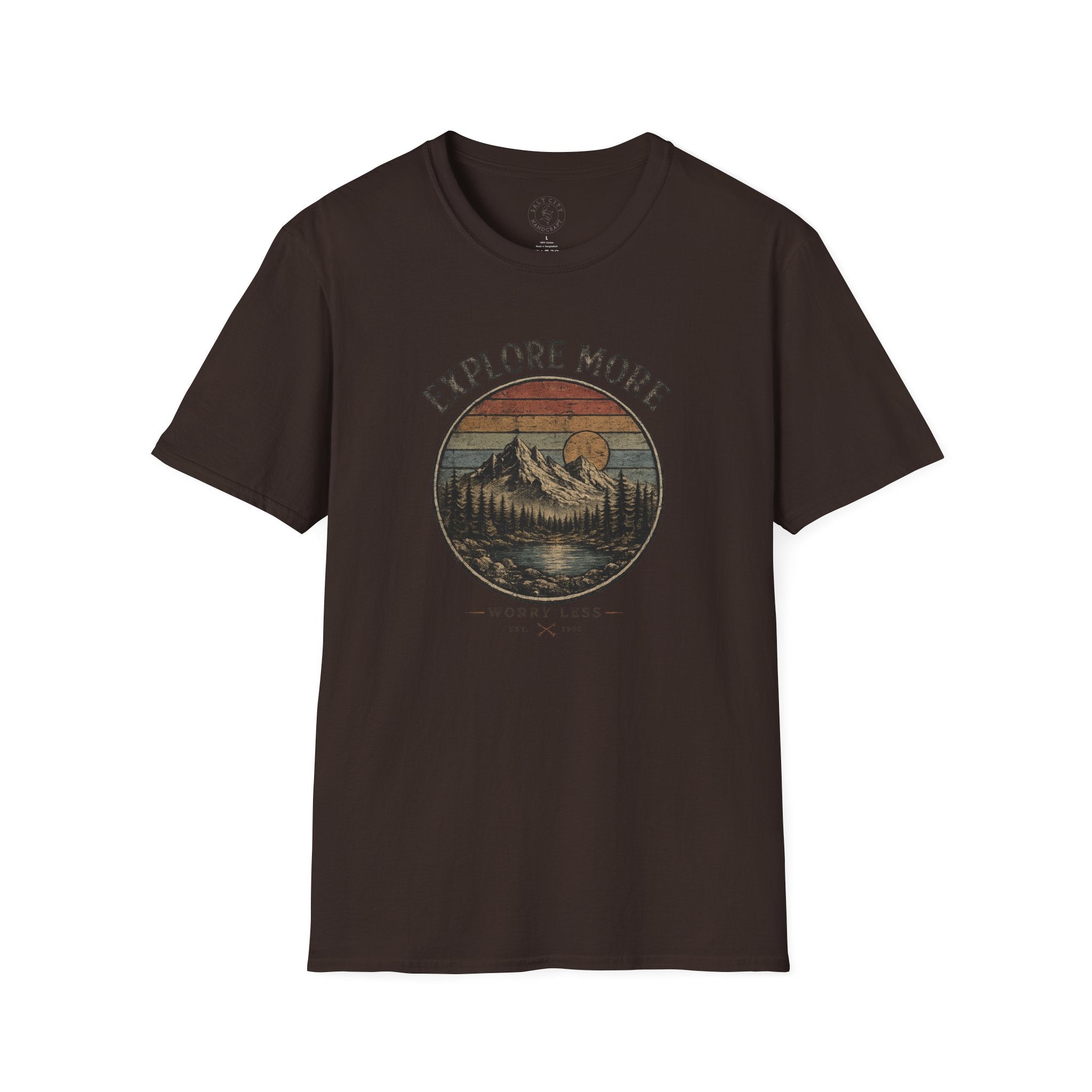 Explore More Mountain Lake T-Shirt — Adventure Outdoors Graphic Tee