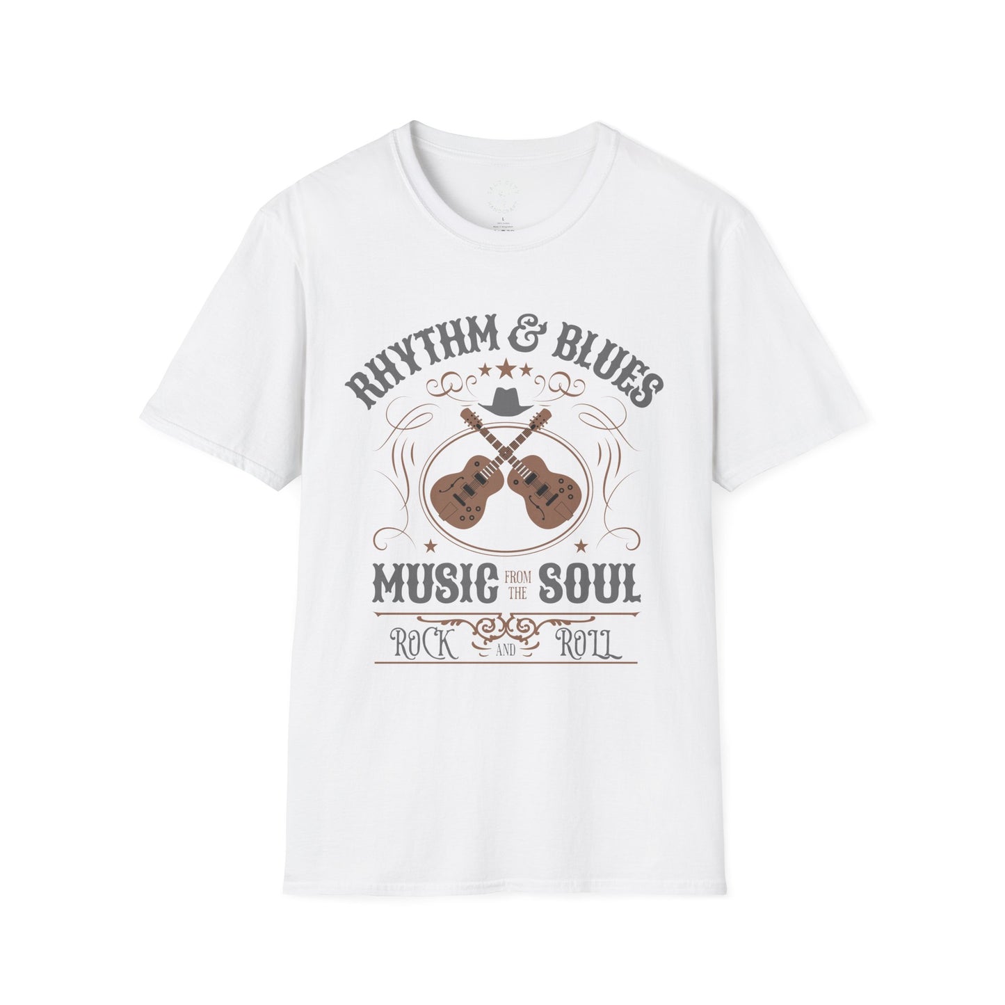 Rhythm & Blues Music of the Soul T-Shirt | Rock and Roll Guitar Design