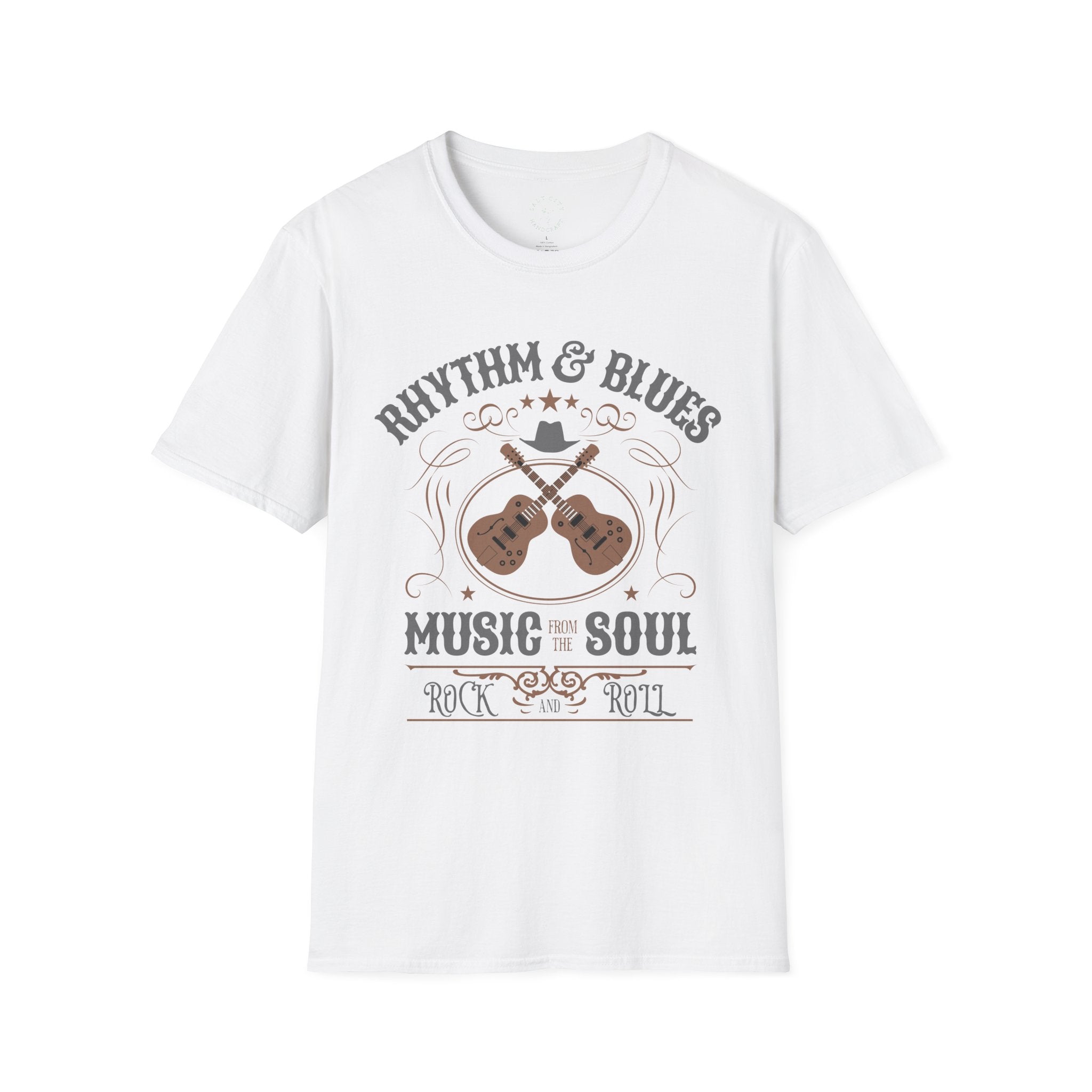 Rhythm & Blues Music of the Soul T-Shirt | Rock and Roll Guitar Design