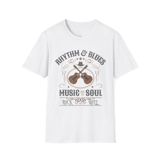 Rhythm & Blues Music of the Soul T-Shirt | Rock and Roll Guitar Design