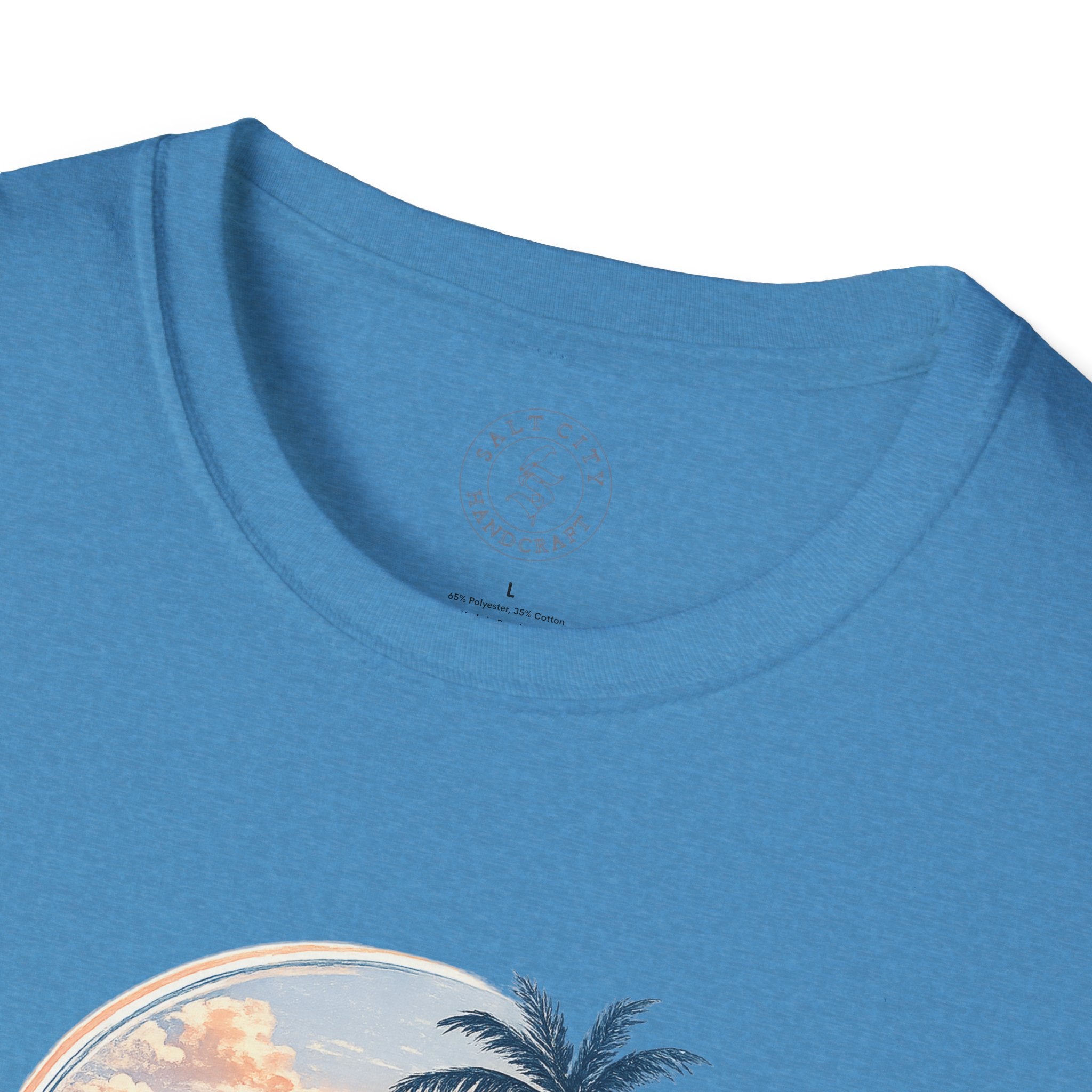 Calm Paradise Sunset T-Shirt — Tropical Beach Graphic Tee