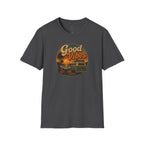 Good Vibes Sunset Tee — Retro Surf Van T-Shirt