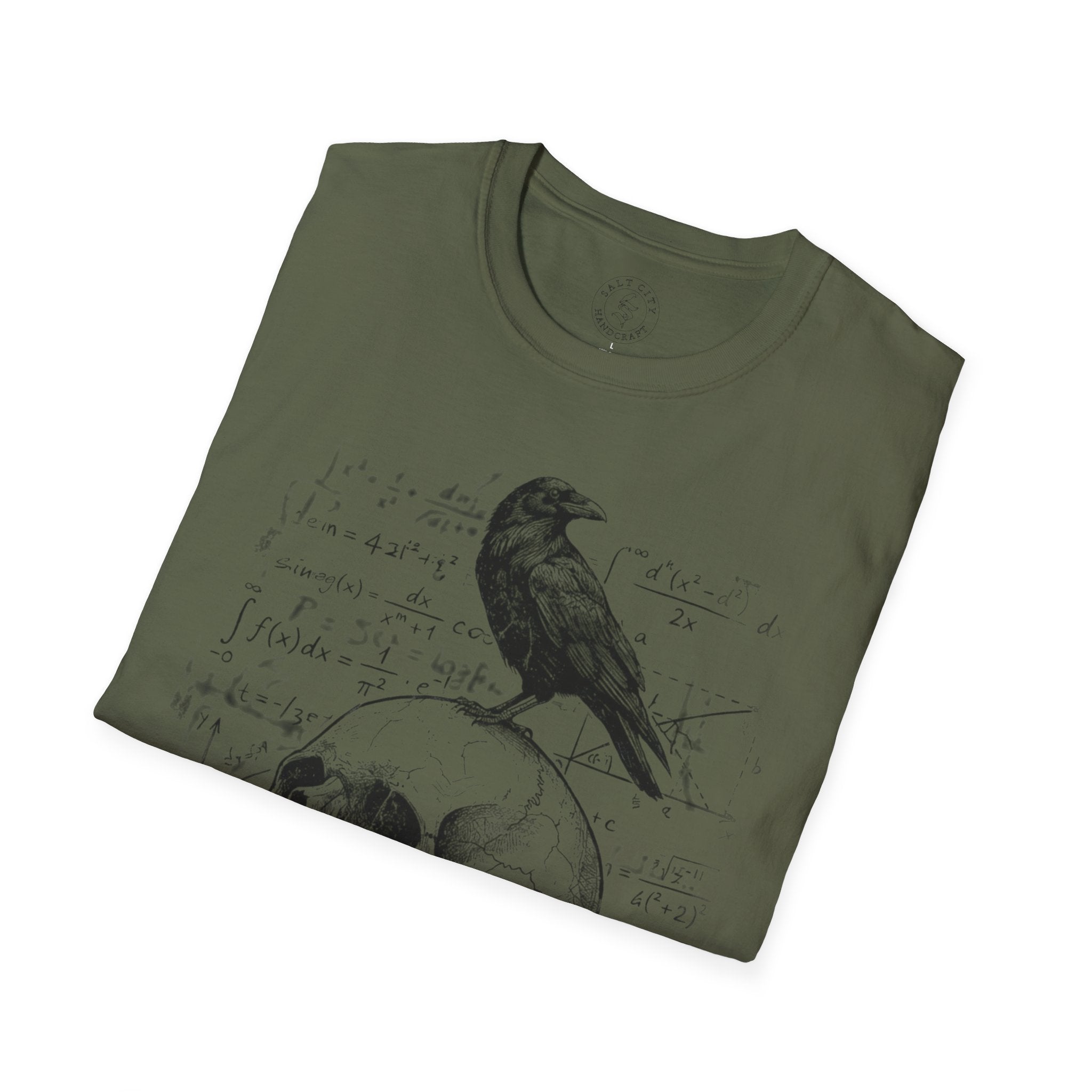 Raven Skull Graphic Tee | Skull T-Shirt | Raven Tee