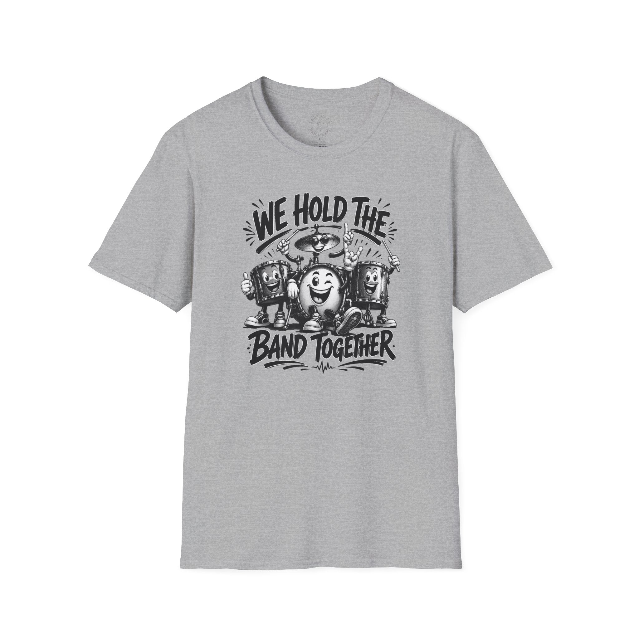 We Hold The Band Together T-Shirt — Vintage Music Cartoon Tee